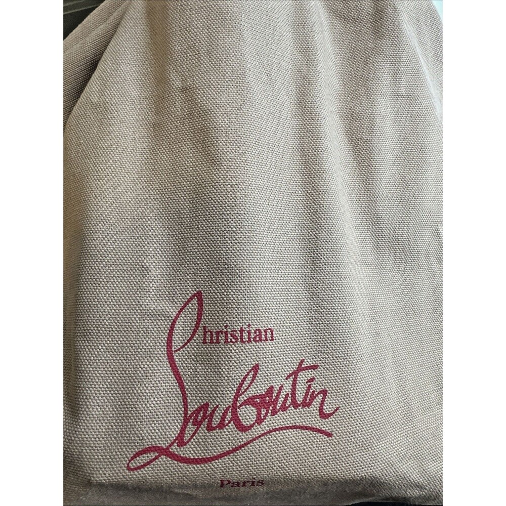 Christian Louboutin Cabata N/S Mini Tote Bag White Red Multi Patent Leather - Picture 7 of 7